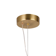Κρεμαστός πολυέλαιος LED LM551/4GD, 23W, Light 3000/4000/6000K, Χρυσός, Ρυθμιζόμενο ύψος Μοντέρνοι Πολυέλαιοι Προεπιλεγμένος τίτλος Alessandro Design