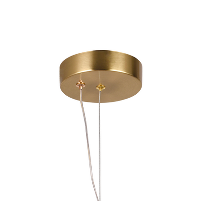 Κρεμαστός πολυέλαιος LED LM551/4GD, 23W, Light 3000/4000/6000K, Χρυσός, Ρυθμιζόμενο ύψος Μοντέρνοι Πολυέλαιοι Προεπιλεγμένος τίτλος Alessandro Design