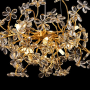 AURAFLOR Magno Crystal Chandelier, 9x G9, Chrome and Crystals, 55cm, Ρυθμιζόμενο ύψος Crystal Chandeliers Προεπιλεγμένος τίτλος Alessandro Design