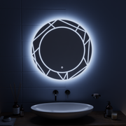 Καθρέφτης LED Touch ASTRIX, 60cm, 6000K, Dimmable, Demister System Mirrors Korman E Προεπιλεγμένος τίτλος Alessandro Design