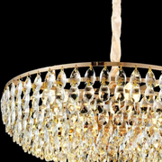 Crystal Chandelier CC1677/400GD, 4xE14, Shiny Gold, Ρυθμιζόμενο ύψος, Metal and Crystal Crystal Chandeliers Προεπιλεγμένος τίτλος Alessandro Design