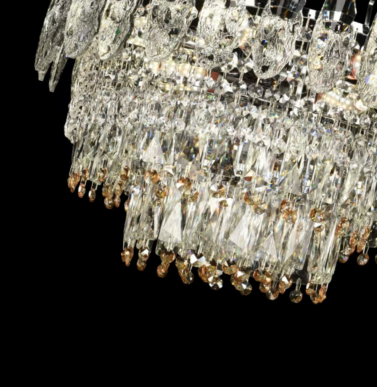 Crystal Chandelier MAJESTIC Elegance, 9x E14, Διάμετρος 50cm, Γυαλιστερό Chrome, Ρυθμιζόμενο ύψος Crystal Chandelier Προεπιλεγμένος τίτλος Alessandro Design