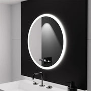 LED Στρογγυλός καθρέφτης, 70 cm, Elysee MotionGlow Marcello, Σύστημα αποθαμβώματος, Ρολόι & Θερμόμετρο, Καθρέφτες Dimabila Marcello Προεπιλεγμένος τίτλος Alessandro Design