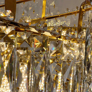 Crystal Chandelier TOPKAPI Eleganza 8x E14, Διάμετρος 49cm, Γυαλιστερό Χρυσό, Ρυθμιζόμενο Ύψος Crystal Chandeliers Προεπιλεγμένος τίτλος Alessandro Design