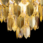 Crystal Candelabra VENARIA 6x E14, Διάμετρος 40cm, Γυαλιστερό χρυσό, Ρυθμιζόμενο ύψος Crystal Candelabra Προεπιλεγμένος τίτλος Alessandro Design