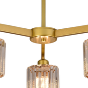Modern Classic Chandelier LC110/3GD with Crystal, 3x E27, Gold, Metal and Crystal Classic Chandeliers Προεπιλεγμένος τίτλος Alessandro Design