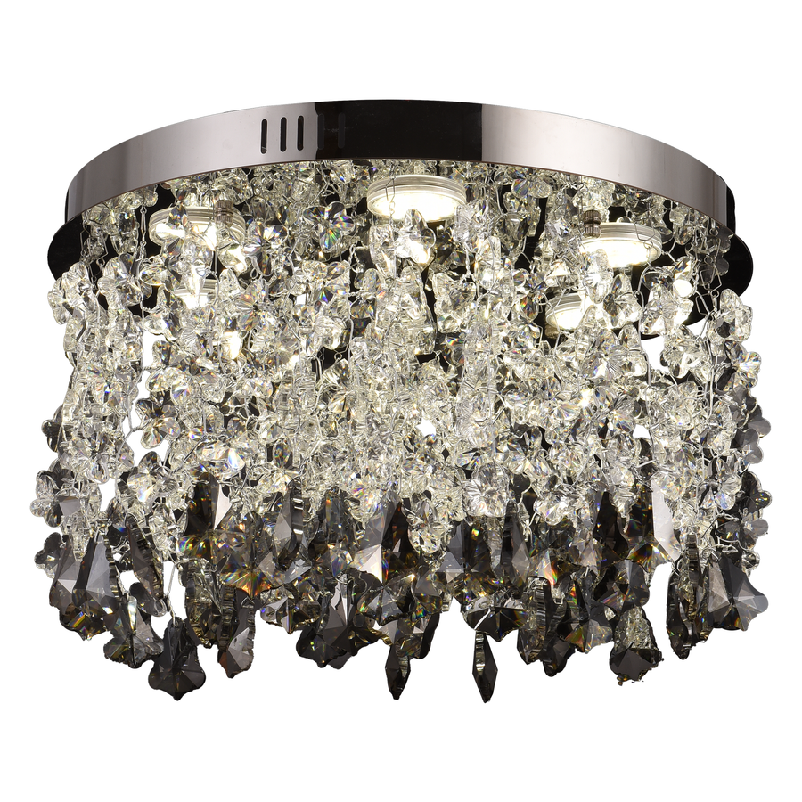 Crystal LED Chandelier LLC212/400BU Στρογγυλός, 22W, Κρύο/Ζεστό/Ουδέτερο φως, Κρύσταλλοι, Γυαλιστερό Chrome Crystal Chandeliers Προεπιλεγμένος τίτλος Alessandro Design