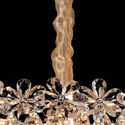 Crystal Chandelier, Elegance 7xE14, Διάμετρος 40cm, Shiny Gold, Ρυθμιζόμενο ύψος, Metal and Crystal Crystal Chandeliers Προεπιλεγμένος τίτλος Alessandro Design