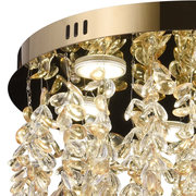 Crystal LED Chandelier LLC213/400GD Στρογγυλός, 22W, Δροσερό/Ζεστό/Ουδέτερο φως, Crystal, Gold Crystal Chandeliers Προεπιλεγμένος τίτλος Alessandro Design