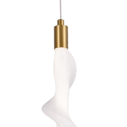 Κρεμαστός ακρυλικός πολυέλαιος LED UNDA Bishop, 22W, Light 3000/4000/6000K, Λευκό, ρυθμιζόμενο ύψος Μοντέρνοι πολυέλαιοι Προεπιλεγμένος τίτλος Alessandro Design