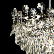 Crystal Chandelier FLORENCE Eleganza, 9x E14, Διάμετρος 50cm, Γυαλιστερό Chrome, Ρυθμιζόμενο ύψος Crystal Chandeliers Προεπιλεγμένος τίτλος Alessandro Design