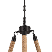 Vintage Hanging Chandelier, LV571/3BK, 3xG9, Brown, Metal and String Vintage Chandeliers Προεπιλεγμένος τίτλος Alessandro Design