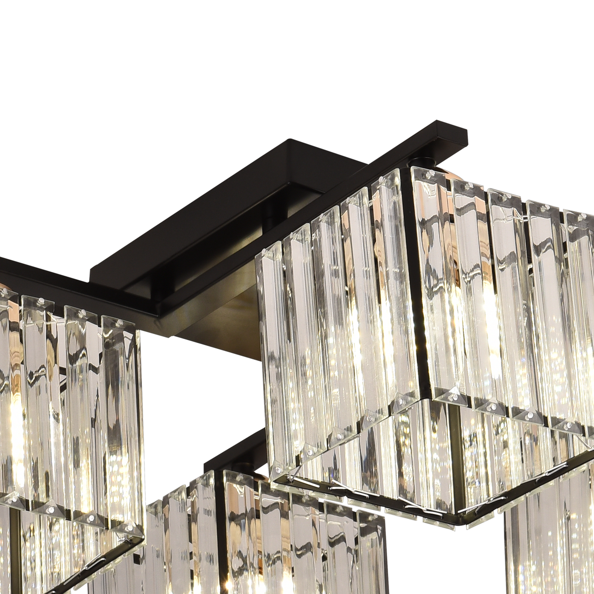 Georgian Chandelier, LC111/4BK, 4x E27, Black, Metal Classic Chandeliers Προεπιλεγμένος τίτλος Alessandro Design