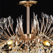 Crystal Candelabra CC9313/12FGD, 12x E14, Διάμετρος 50cm, Gold Crystal Candelabra Προεπιλεγμένος τίτλος Alessandro Design