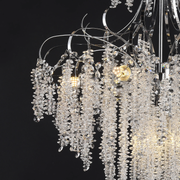 Crystal Candelabra CC9311/5CH, 5x E14, Διάμετρος 50 cm, Chrome Crystal Candelabra Προεπιλεγμένος τίτλος Alessandro Design