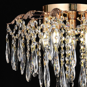Crystal Chandelier LUMIRA Eleganza, 5x E14, Diameter 48cm, Shiny Gold Crystal Chandeliers Προεπιλεγμένος τίτλος Alessandro Design