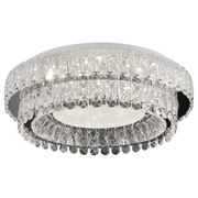Πολυέλαιος LED με Τηλεχειριστήριο, LLC153/500CH, κρύσταλλο και μέταλλο, 59W, 1 κύκλος, με δυνατότητα ρύθμισης ρύθμισης ύψους, κρύο/θερμό/ουδέτερο φως, πολυέλαιοι φωτισμού LED με τηλεχειριστήριο Προεπιλεγμένος τίτλος Alessandro Design