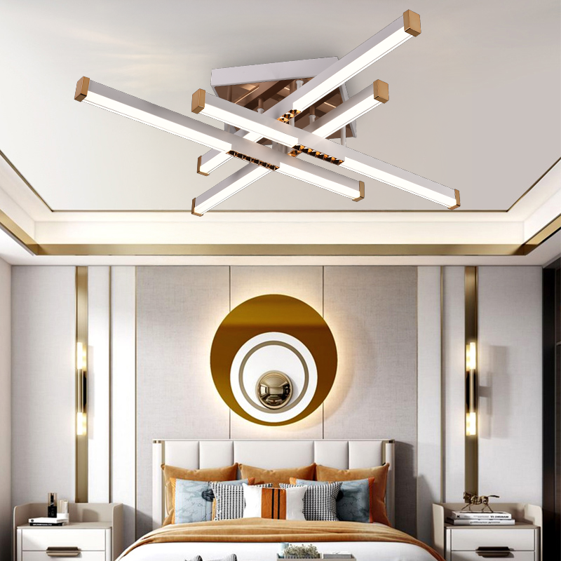 Πολυέλαιος LED με Τηλεχειριστήριο AXIAL, 54W, 4 Στοιχεία, Κρύο/Ζεστό/Ουδέτερο φως, Ρυθμιζόμενο, Λευκός πολυέλαιος LED με Τηλεχειριστήριο Προεπιλεγμένος τίτλος Alessandro Design