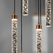 Κρυστάλλινος πολυέλαιος LED 21W, VERTILUX Supremo, Ζεστό/Ουδέτερο/Κρύο φως, Διάμετρος 35cm Χρυσοί Κρύσταλλοι Πολυέλαιοι Προεπιλεγμένος τίτλος Alessandro Design