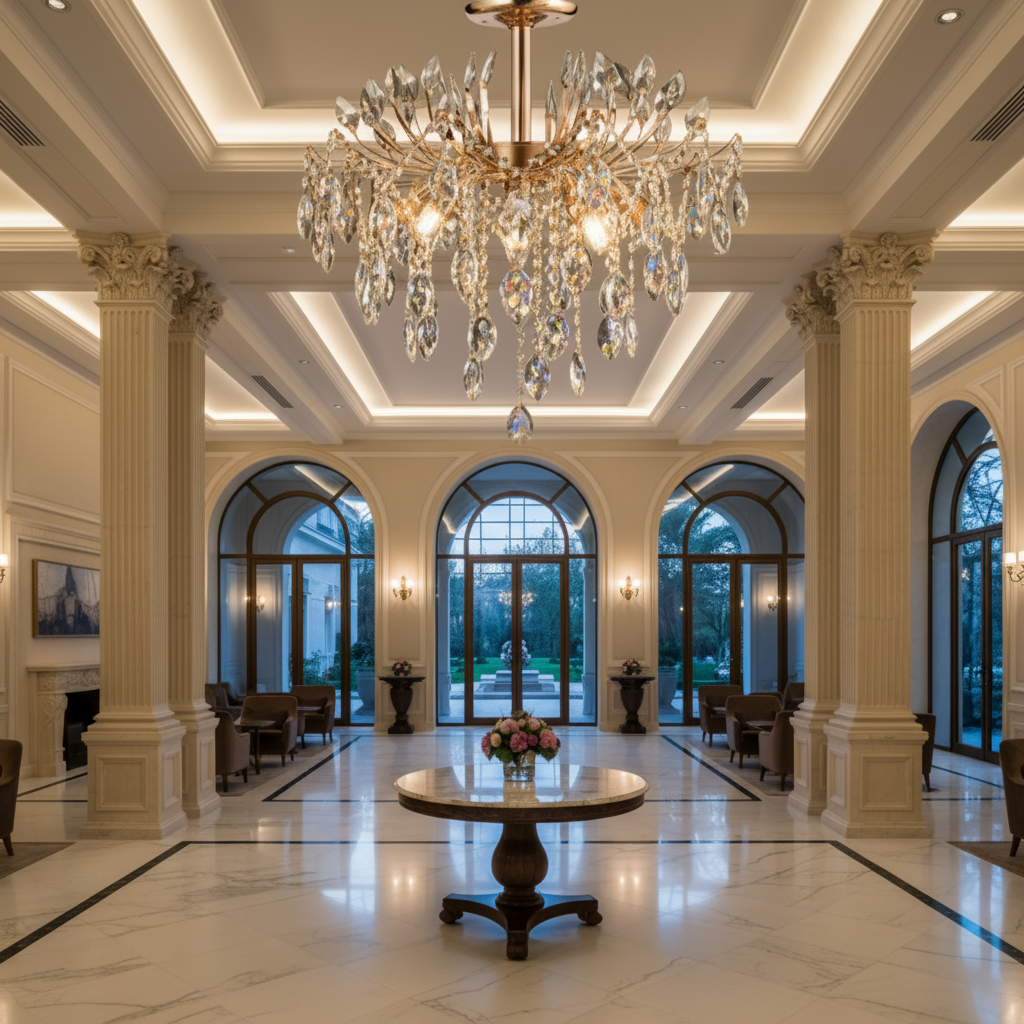 Crystal Chandelier PALERMO Eleganza 5xE14, Διάμετρος 50cm, Gold Crystal Chandeliers Προεπιλεγμένος τίτλος Alessandro Design