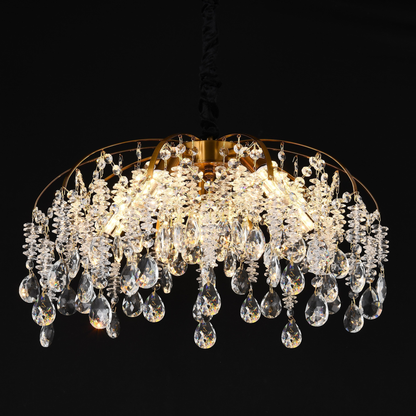 Crystal Candelabra CC9321/5FGD, 5x E14, Διάμετρος 50cm, Gold Crystal Candelabra Προεπιλεγμένος τίτλος Alessandro Design