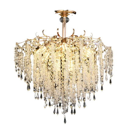 Crystal Chandelier STROZZI Magno 8xE14, Diameter 60cm, Gold Crystal Chandeliers Προεπιλεγμένος τίτλος Alessandro Design