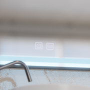 Ορθογώνιος καθρέφτης LED 80x60cm – EDGE Touch Demister System, Black Frame Mirrors Korman E Προεπιλεγμένος τίτλος Alessandro Design