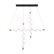 Κρεμαστός ακρυλικός πολυέλαιος LED UNDA Bishop, 22W, Light 3000/4000/6000K, Λευκό, ρυθμιζόμενο ύψος Μοντέρνοι πολυέλαιοι Προεπιλεγμένος τίτλος Alessandro Design