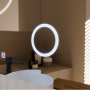 Ορθογώνιος καθρέφτης LED, 80x60cm, Linea Touch, Σύστημα Demister, Dimmable Mirrors Korman E Προεπιλεγμένος τίτλος Alessandro Design