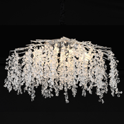 Crystal Candelabra WILLOW, 9x E14, Διάμετρος 50cm, Chrome Crystal Candelabra Προεπιλεγμένος τίτλος Alessandro Design