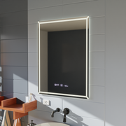 Ορθογώνιος καθρέφτης LED, 60x80cm, VillayTouch Marcello, Σύστημα ξεθάμβωσης, Dimabila Mirrors Marcello Προεπιλεγμένος τίτλος Alessandro Design