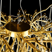 Crystal Chandelier NEBULA Imperio, 10x G9, Gold, 97cm Crystal Chandeliers Προεπιλεγμένος τίτλος Alessandro Design