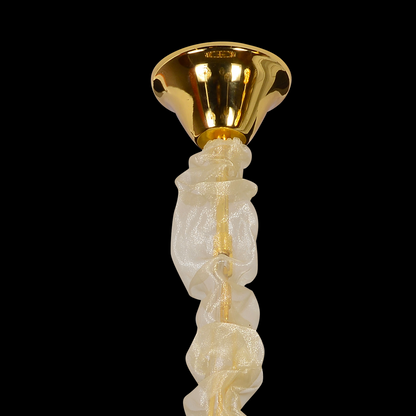 Crystal Candelabra VENARIA 6x E14, Διάμετρος 40cm, Γυαλιστερό χρυσό, Ρυθμιζόμενο ύψος Crystal Candelabra Προεπιλεγμένος τίτλος Alessandro Design