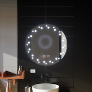Καθρέφτης LED Touch Ivory Demist System 50X50cm Καθρέφτες Korman E Προεπιλεγμένος τίτλος Alessandro Design