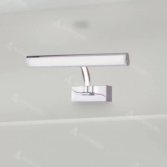 LED φωτιστικό τοίχου μπάνιου Georgi, 24W, Ασημί Φωτιστικά τοίχου μπάνιου Προεπιλεγμένος τίτλος Alessandro Design