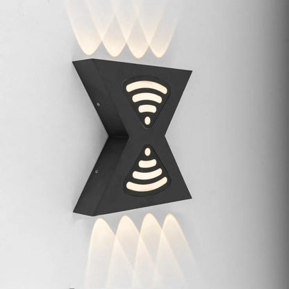 Φωτιστικό τοίχου LED εξωτερικού χώρου Retelis, 12W, Metal, Μαύρο Φώτα τοίχου εξωτερικού χώρου Προεπιλεγμένος τίτλος Alessandro Design