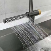 Βρύση κουζίνας με αποσπώμενο ντους από ανοξείδωτο ασήμι με λειτουργία καταρράκτη YB1500S Βρύσες κουζίνας Προεπιλεγμένος τίτλος Alessandro Design