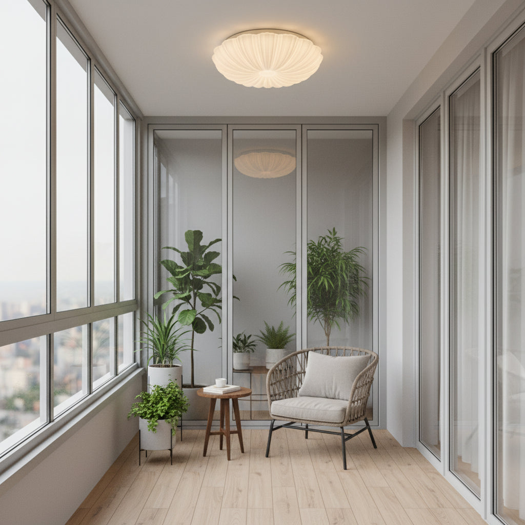 Φωτιστικό οροφής LED Margareta 23 cm, 22W, 3000K / 4000K / 6000K, Λευκά, μεταλλικά και ακρυλικά φωτιστικά οροφής LED Προεπιλεγμένος τίτλος Alessandro Design