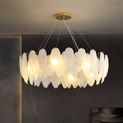 VICOMTE Eleganza Crystal Chandelier, 6x E14, Διάμετρος 50cm, Χρυσό, Ρυθμιζόμενο ύψος Κρυστάλλινοι Πολυέλαιοι Προεπιλεγμένος τίτλος Alessandro Design