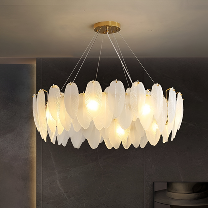 VICOMTE Eleganza Crystal Chandelier, 6x E14, Διάμετρος 50cm, Χρυσό, Ρυθμιζόμενο ύψος Κρυστάλλινοι Πολυέλαιοι Προεπιλεγμένος τίτλος Alessandro Design