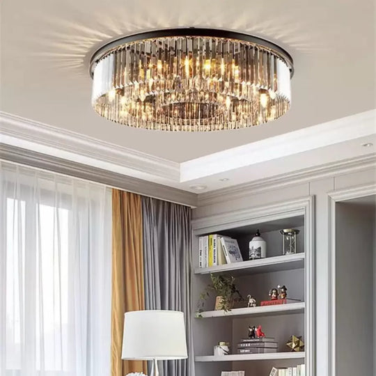 Crystal Candelabra Brady Ø60cm, 18xE14, Circular, Grey Crystal Candelabra Προεπιλεγμένος τίτλος Alessandro Design