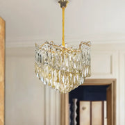 Crystal Chandelier TOPKAPI Eleganza 8x E14, Διάμετρος 49cm, Γυαλιστερό Χρυσό, Ρυθμιζόμενο Ύψος Crystal Chandeliers Προεπιλεγμένος τίτλος Alessandro Design
