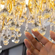 Crystal Chandelier Nathanael 7x G9 Gold Crystal Chandeliers Προεπιλεγμένος τίτλος Alessandro Design
