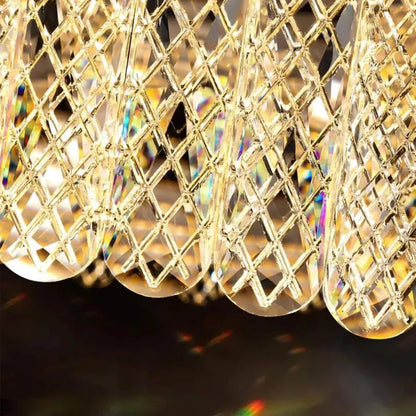 Πολυέλαιος LED με τηλεχειριστήριο Zakir 100W, Gold Candelabre Cristal Προεπιλεγμένος τίτλος Alessandro Design