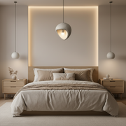 AERA Modern Chandelier, 30 cm, Suspended, 1 X E27, Grey, Metal and Foam, Adjustable Height Modern Chandeliers Προεπιλεγμένος τίτλος Alessandro Design