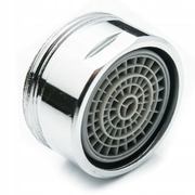 Brass Faucet Aerator Strainer, Polished Chrome Exterior νήμα 2cm – Εξοικονόμηση νερού και Uniform Jet Faucet Accessories Προεπιλεγμένος τίτλος Alessandro Design