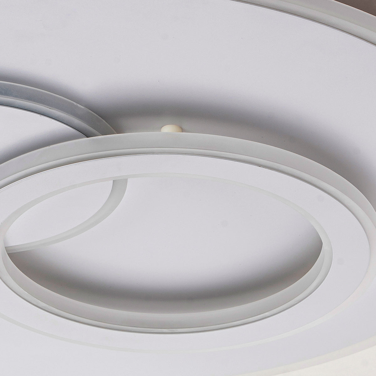 Πολυέλαιος LED με τηλεχειριστήριο NOLUX 34W, Στρογγυλός, Κρύος/Ζεστός/Ουδέτερος φωτισμός, Ρυθμιζόμενος, Λευκοί πολυέλαιοι LED με τηλεχειριστήριο Προεπιλεγμένος τίτλος Alessandro Design