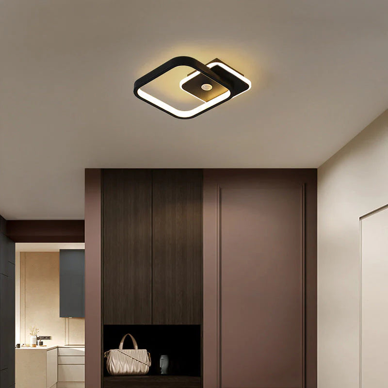 Πολυέλαιος LED με αισθητήρα κίνησης PS510BK, 15W, κρύο/θερμ/ουδέτερο φως 3000K/4000K/6000K, μεταλλικοί και ακρυλικοί πολυέλαιοι LED Προεπιλεγμένος τίτλος Alessandro Design