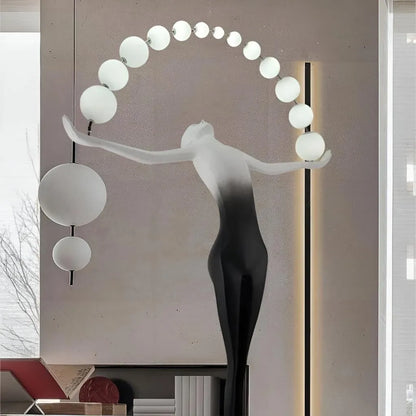 Φωτιστικό δαπέδου Anatolio LED 24W 4000KMetal Black Veioze & Φωτιστικό δαπέδου Προεπιλεγμένος τίτλος Alessandro Design