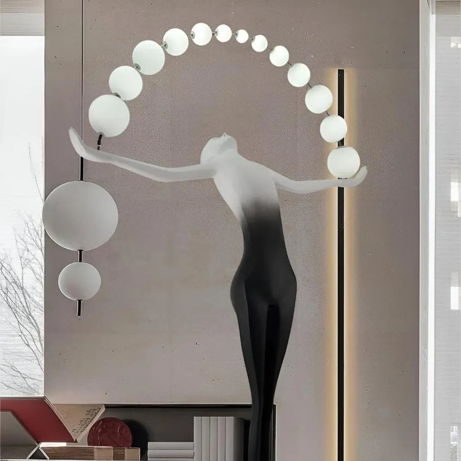 Φωτιστικό δαπέδου Anatolio LED 24W 4000KMetal Black Veioze & Φωτιστικό δαπέδου Προεπιλεγμένος τίτλος Alessandro Design